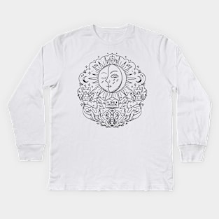 The moon tarot Kids Long Sleeve T-Shirt